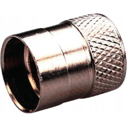 Metal valve cap