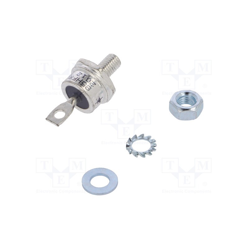 1 pcs x VISHAY - VS-85HFR120 - Diode: rectifying, 1.2kV, 1.2V, 85A, anode to stud, DO203AB,