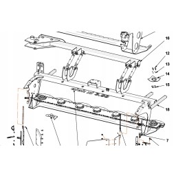 Cover of the outermost plate of the camera strip, older version