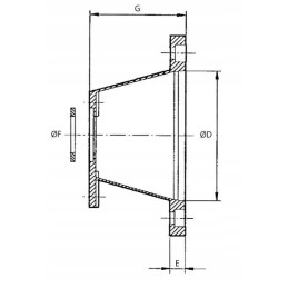 Clutch housing type LMC GR1 71 LMC160M1004E