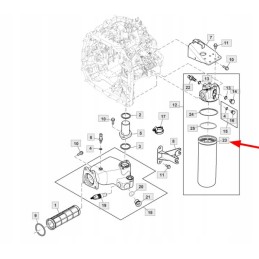 Re577612 hydraulic oil can filter