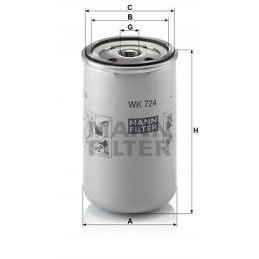 Iveco EC Mann fuel filter