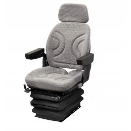 Seat, driver's seat, gray, pneumatic, 12v 24