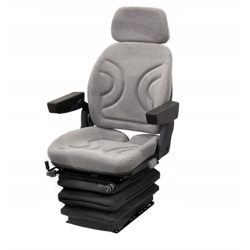 Seat, driver's seat, gray, pneumatic, 12v 24