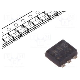 3 pcs x TOSHIBA - SSM6K403TU,LF(T - Transistor: N-MOSFET, unipolar, 20V, 4.2A, 0.5W, UF6