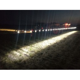 Individual lighting for boom sprayer nozzles 21