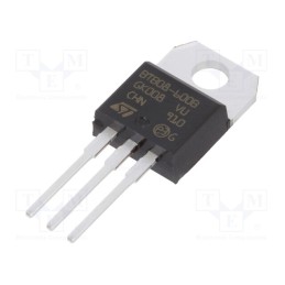 1 pcs x STMicroelectronics - BTB08-600BRG - Triac, 600V, 8A, TO220AB, Igt: 50mA