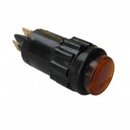 Orange indicator light 12 24v on the dashboard