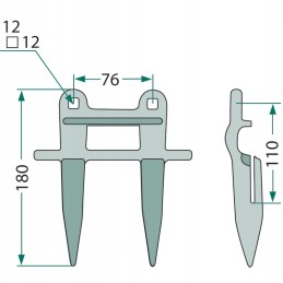Double bayonet 6 525d44104500