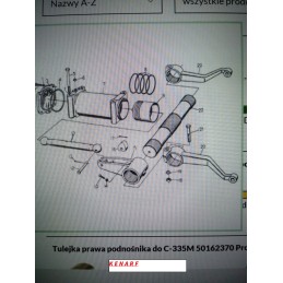 Lifter shaft sleeve, large left 330 5002077o pl