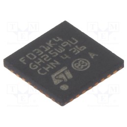 1 pcs x STMicroelectronics - STM32F031K4U6 - IC: ARM microcontroller, 48MHz, UFQFPN32, 2÷3.6VDC