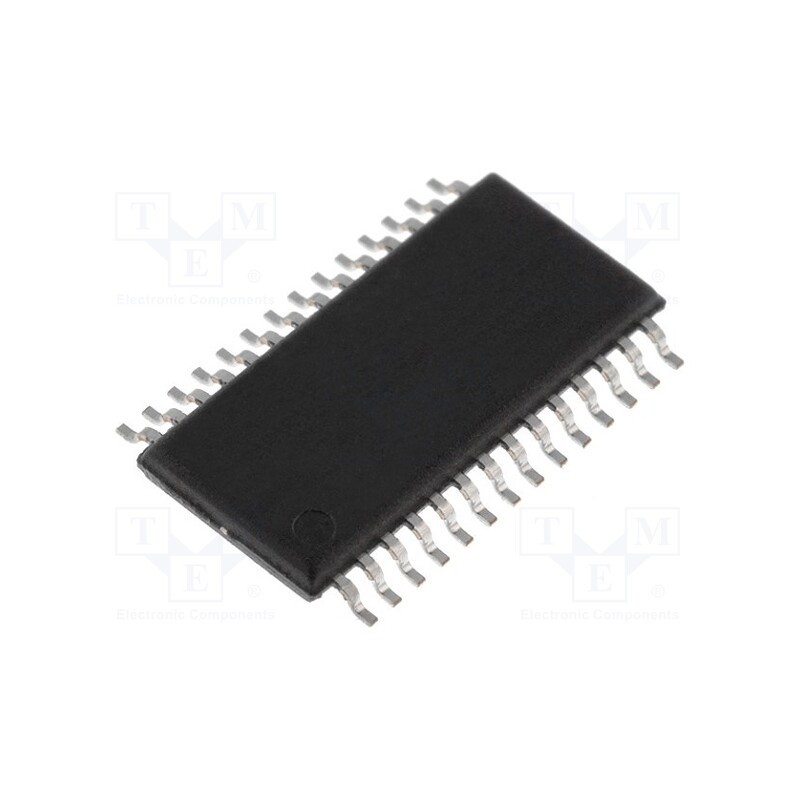 1 pcs x MICROCHIP TECHNOLOGY - ATMEGA808-XF - IC: AVR microcontroller, SSOP28, Interface: I2C,PWM,SPI,UART x3