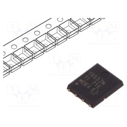 1 pcs x TEXAS INSTRUMENTS - CSD18537NQ5AT - Transistor: N-MOSFET, unipolar, 60V, 50A, 75W, VSONP8, 5x6mm