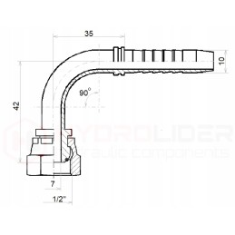 Dkr 90 clamping dn10 1 2sn g1 2 x10 hydrolider