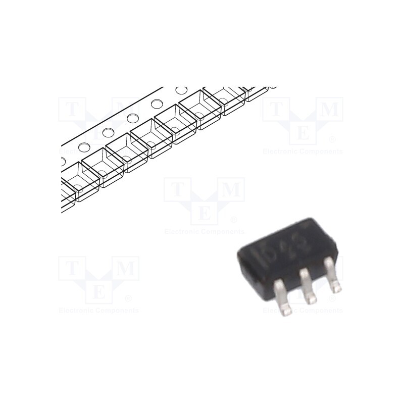 3 pcs x TEXAS INSTRUMENTS - SN74LVC1G374DCKR - IC: digital, D flip-flop, Ch: 1, CMOS, SMD, SC70, , 74LVC