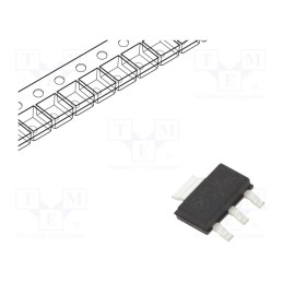 1 pcs x ONSEMI - NVF3055L108T1G - Transistor: N-MOSFET, unipolar, 60V, 1.4A, 1.3W, SOT223