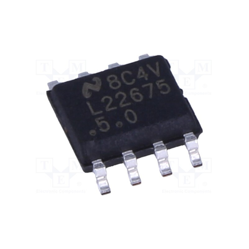 1 pcs x TEXAS INSTRUMENTS - LM22675MR-5.0/NOPB - IC: PMIC, DC/DC converter, Uin: 4.5÷42VDC, Uout: 5VDC, 1A, HSOP8