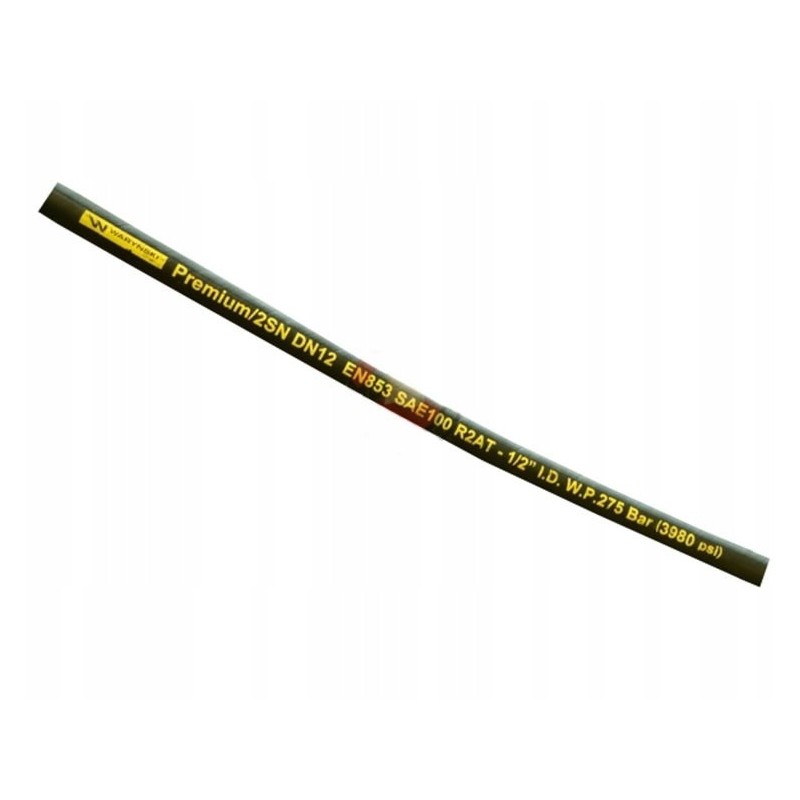 Hydraulic hose dn12, 2 braids, 275 bar, Warynski, 50 m