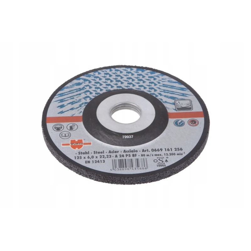 0669161256 grinding disc for steel d125x6 0