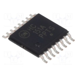 3 pcs x ONSEMI - MC74HC151ADTG - IC: digital, 8bit,multiplexer,data selector, Ch: 1, IN: 12, CMOS