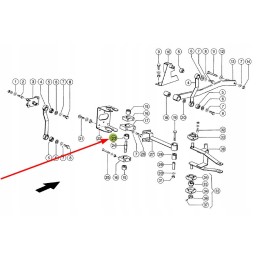 647468 0 metal-rubber sleeve for the sieve box