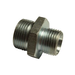 Nipple hydraulic connector red m22x1 5 m18x1 5