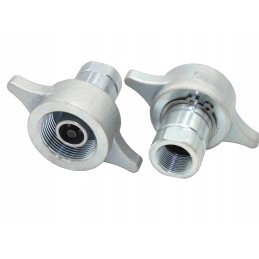 VCR G1 quick connector, screwed butterfly plug