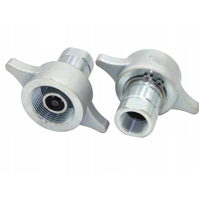 VCR G1 quick connector, screwed butterfly plug