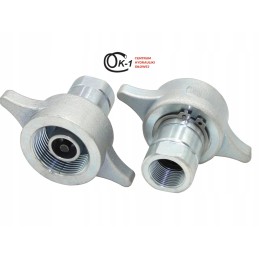 VCR G1 quick connector, screwed butterfly plug