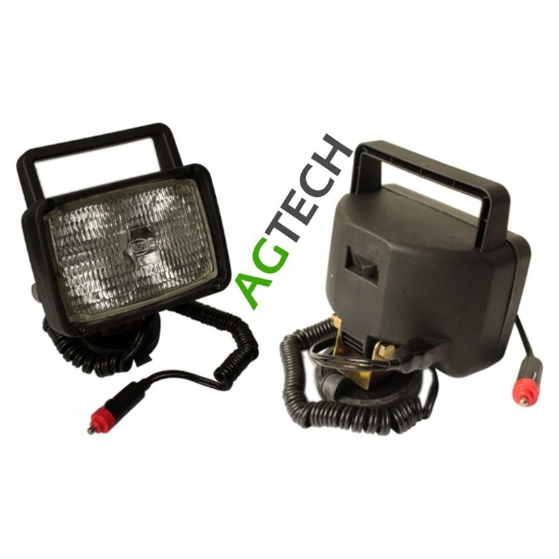 Haloghen double work lamp 12v with magnet