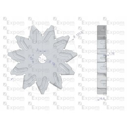 Alternator fan ex230000 ex260000 c 330 c