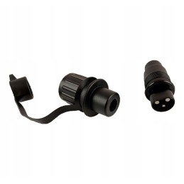 3-pin plastic electrical plug