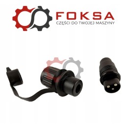 3-pin plastic electrical plug