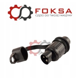 3-pin plastic electrical plug