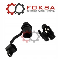 3-pin plastic electrical plug