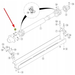 329801 0 front axle cover screw
