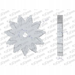 Alternator fan ex230000 c 330 c 360