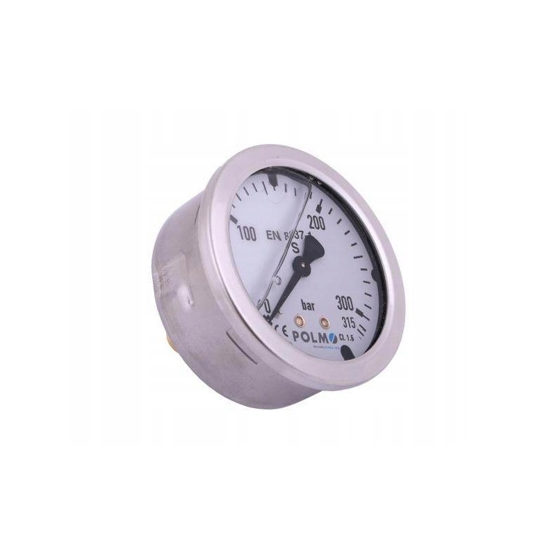 Glycerin manometer m63 0 315 bar rear connection