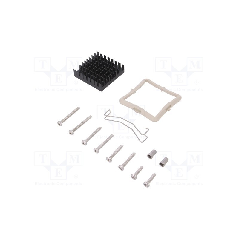 1 pcs x Advanced Thermal Solutions - ATS-61350D-C1-R0 - Heatsink: extruded, grilled, black, L: 35mm, W: 35mm, H: 9.5mm