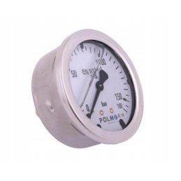 Glycerine manometer m63 0 160 bar rear connection