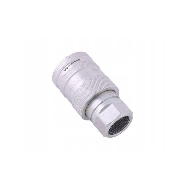 Hydraulic quick connector, M22x1 socket, 5 female threads