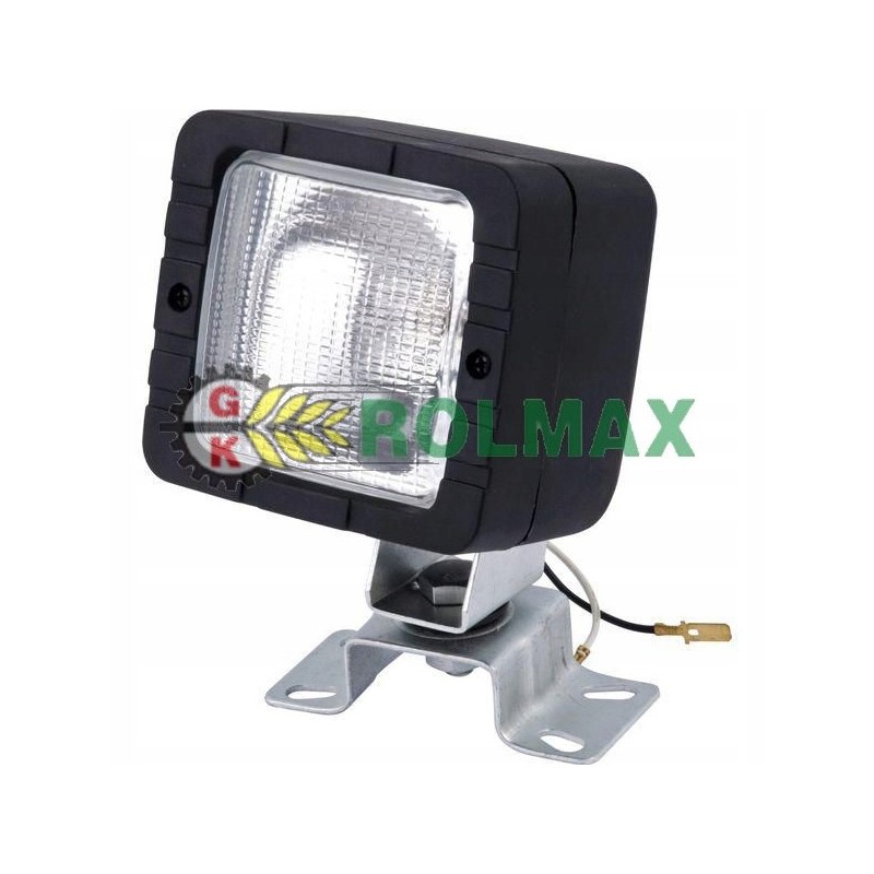 Square work lamp h3 12 24 v gopart 1400630