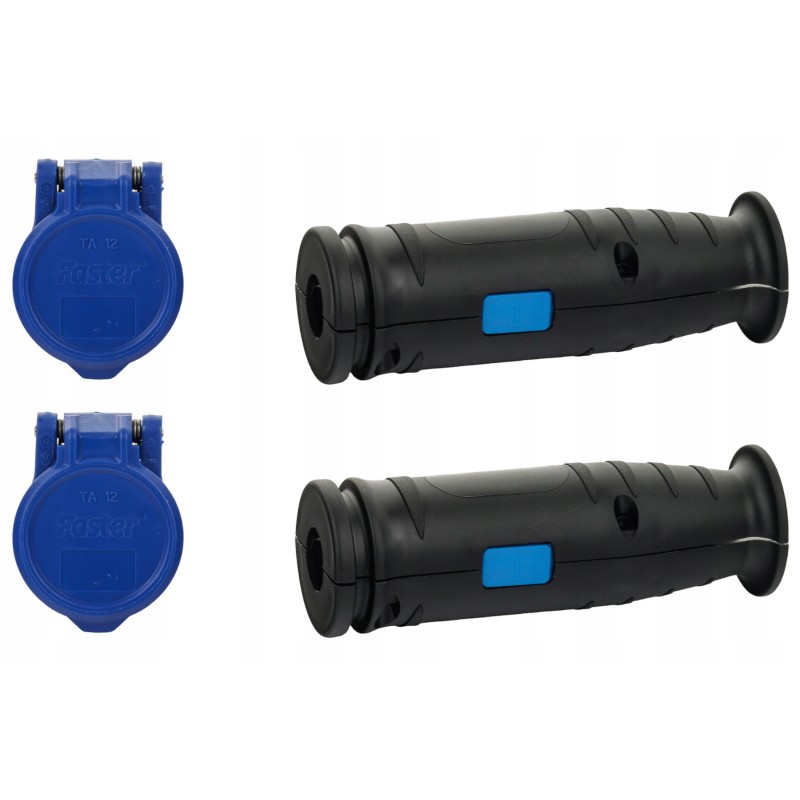 Euro socket cover, blue, faster, 2 pcs. handles