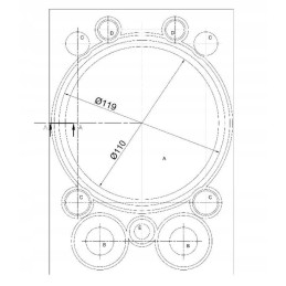 Head gasket 1 5 mm zetor 69010572