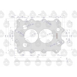 Gearbox seal krazelit 0 8mm c 360 zeto