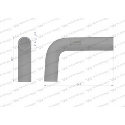 Upper radiator hose 81862934 Warynski