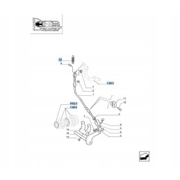 Clutch spring new holland case 5168947 cnh