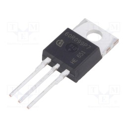 1 pcs x INFINEON TECHNOLOGIES - IPP60R099P7 - Transistor: N-MOSFET, unipolar, 600V, 20A, 117W, PG-TO220-3