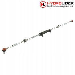 Power steering cylinder 2x125 set c 385 hydrolider