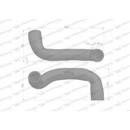 Lower radiator hose 81805638 Warynski